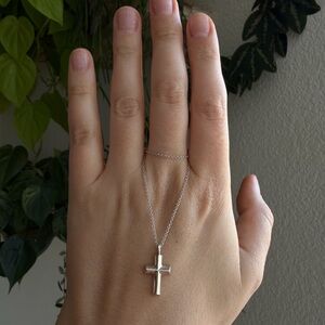 Tiffany & Co. Paloma Picasso Tenderness Heart Cross Necklace